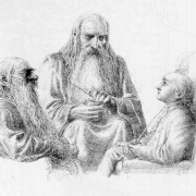 Thorin y Gandalf haciendo una visita