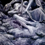 Frodo apresa a Gollum