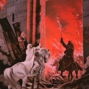 Gandalf y Nazgul