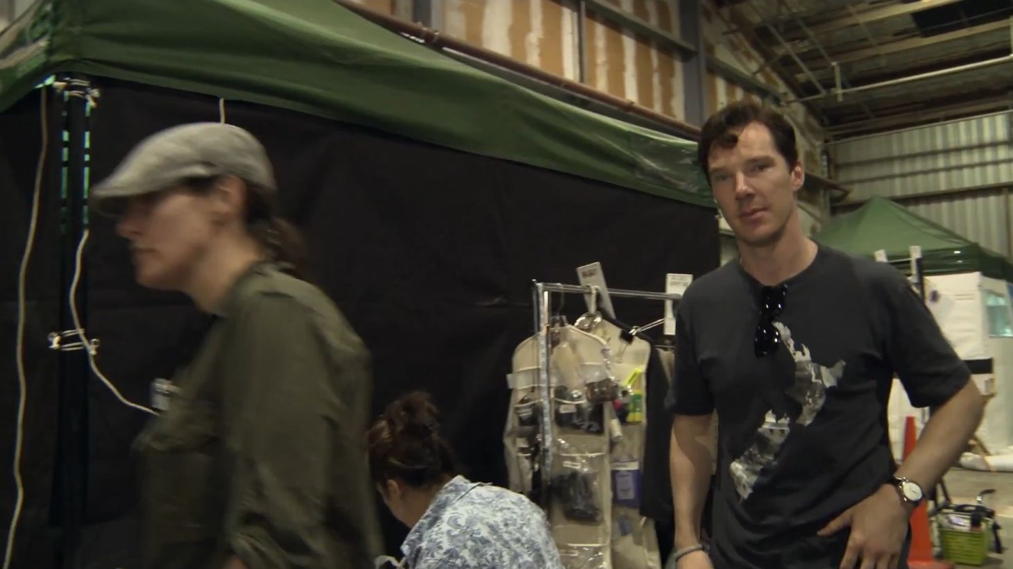 Benedict Cumberbatch en el rodaje adicional