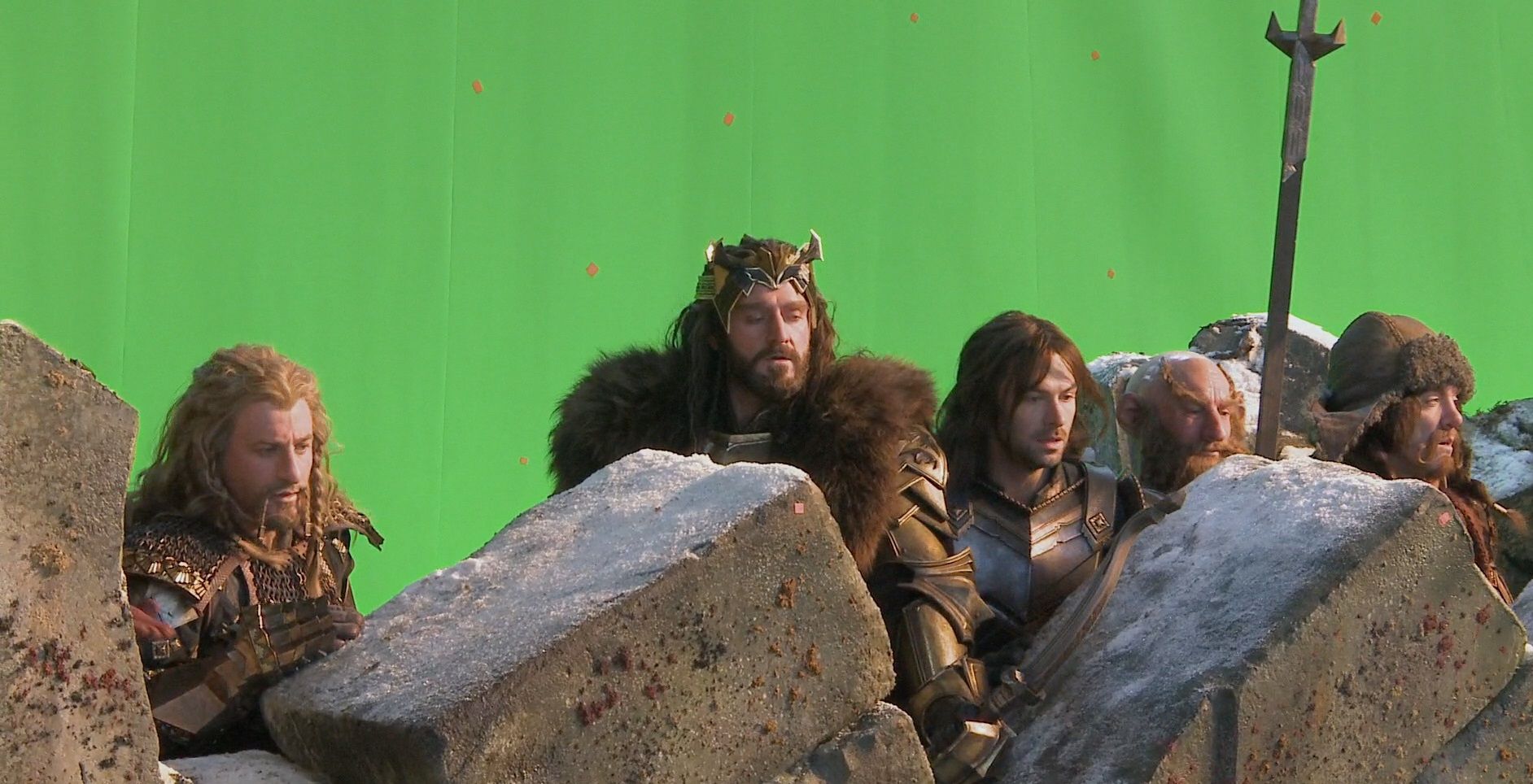 Fili, Thorin, Kili, Nori y Bofur