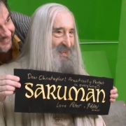 Peter Jackson y Christopher Lee