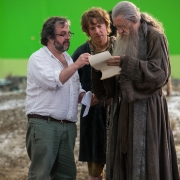Peter Jackson, Martin Freeman e Ian McKellen