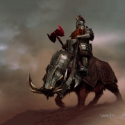 Diseño conceptual de Dáin de Nick Keller