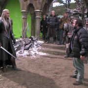 Lee Pace y Peter Jackson