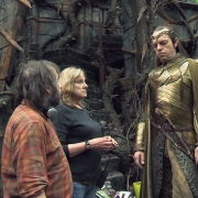 Peter Jackson y Hugo Weaving