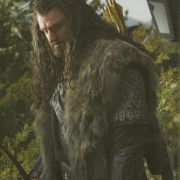 Richard Armitage en el rodaje de El Hobbit