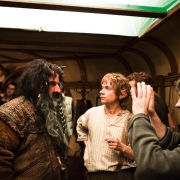 William Kircher, Martin Freeman y Peter Jackson