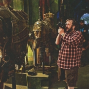 Peter Jackson filma armaduras