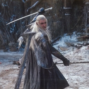 Thranduil combate a los Orcos en Valle