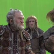 Mark Hadlow, Adam Brown y Jed Brophy