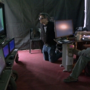 Peter Jackson ve el rodaje de una escena de Richard Armitage