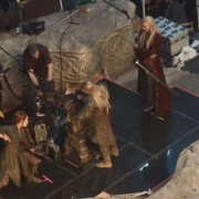 Evangeline Lilly, Orlando Bloom y Lee Pace