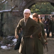 Orlando Bloom y Evangeline Lilly en Valle