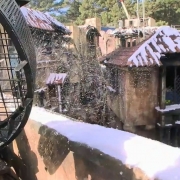 El decorado de Valle nevado