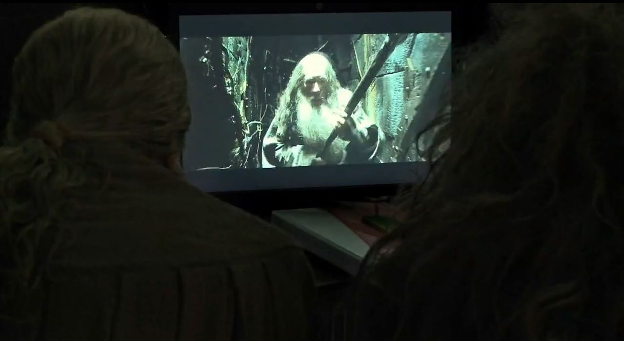 Gandalf huye de Dol Guldur