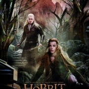 Poster de Legolas y Tauriel de El Hobbit: La Batalla de los Cinco Ejércitos