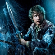 Banner de Bilbo enfrentándose a las Arañas