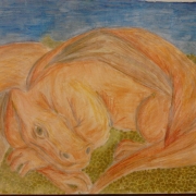 Smaug durmiendo