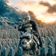 Gandalf recibe a Dáin Pie de Hierro