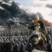 Dáin se presenta ante Gandalf