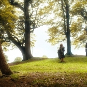 Bilbo y Gandalf se despiden