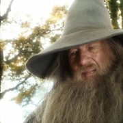 Gandalf se despide de Bilbo