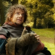 Bilbo se despide de Gandalf