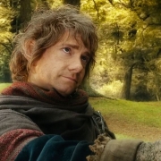 Bilbo se despide de Gandalf el Gris