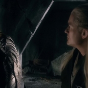 Thranduil y Legolas en la Colina del Cuervo