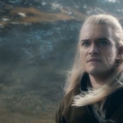 Legolas en un descanso de la batalla