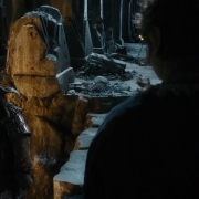 Bofur se despide de Bilbo