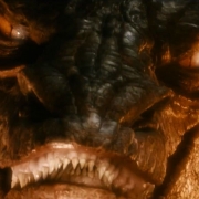 Smaug el Terrible en la Ciudad del Lago
