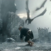 Los murciélagos atacan a Bilbo
