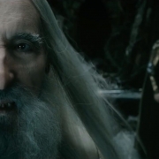 Saruman, Elrond, Gandalf y Galadriel