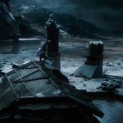 Bilbo escapa de Erebor
