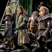 Fili, Kili, Bifur, Bofur y Ori en Erebor