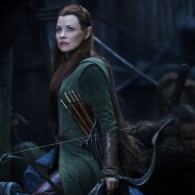 Tauriel y los Enanos en Esgaroth