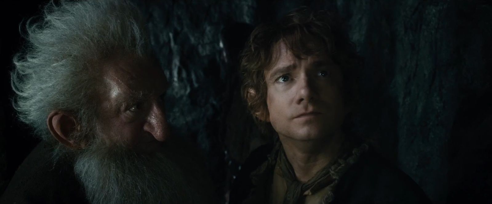 Balin y Bilbo en Erebor