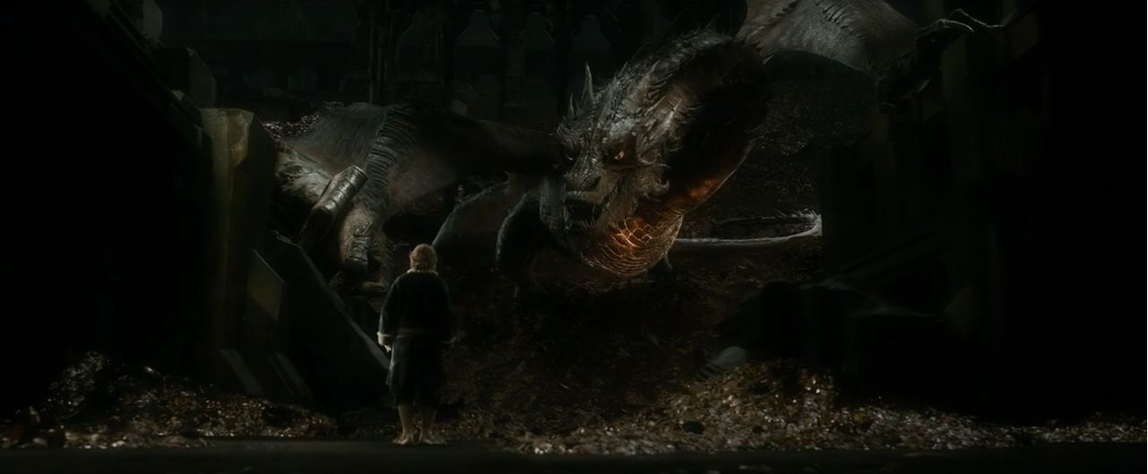 Bilbo y Smaug