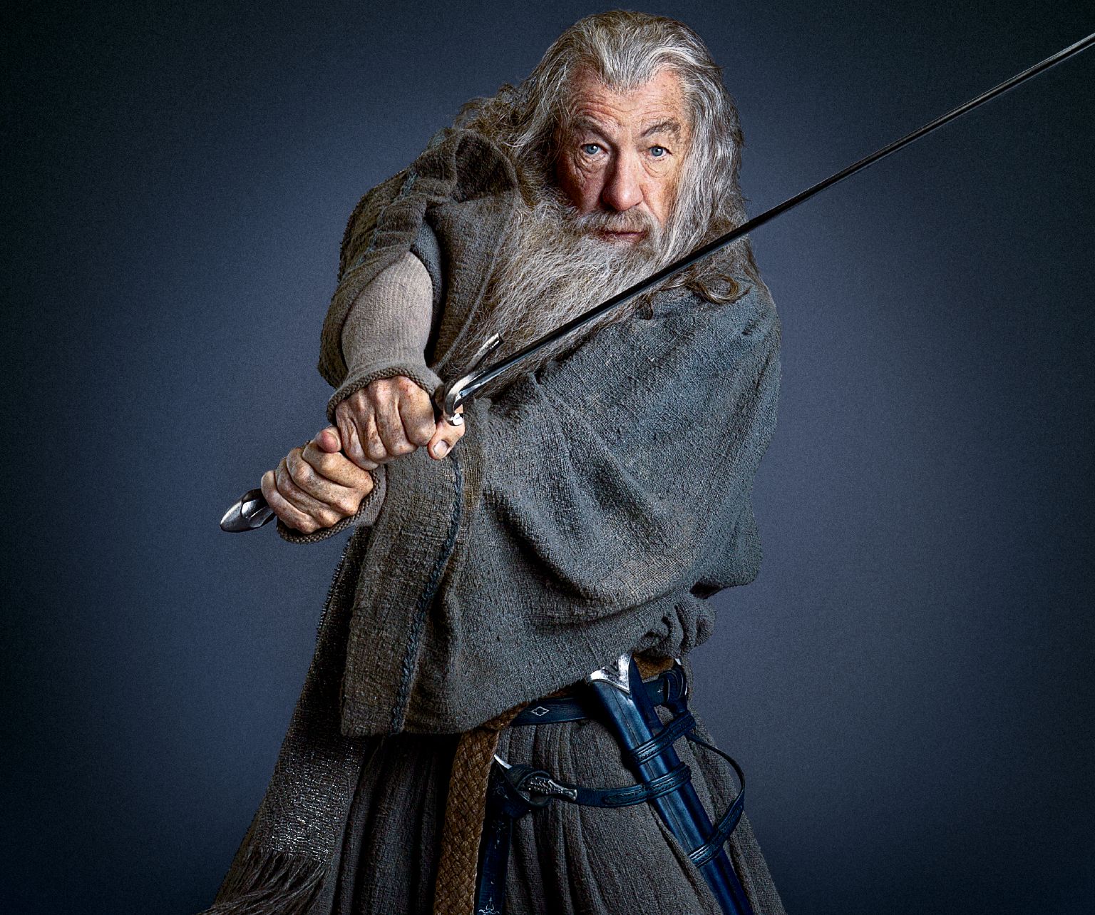 Ian McKellen como Gandalf el Gris