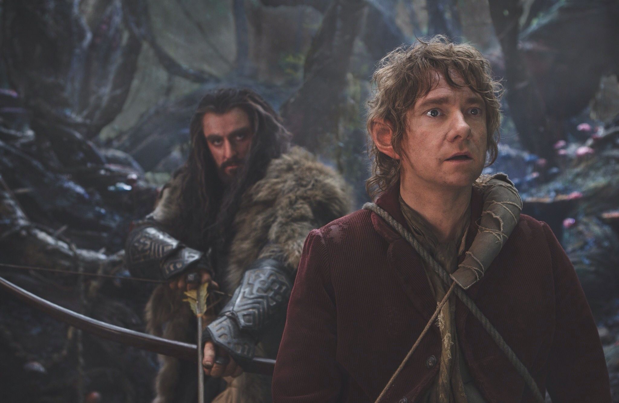Thorin y Bilbo en el Bosque Negro