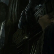 Bilbo se esconde de Smaug
