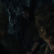 Balin, Thorin y Bilbo en Erebor