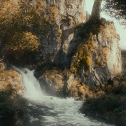Los Enanos huyen del palacio de Thranduil