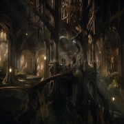 La sala del trono de Thranduil