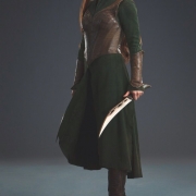 Tauriel preparada para el combate
