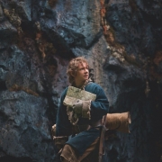Bilbo con el mapa de Thrór