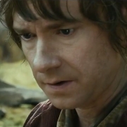Bilbo preocupado por el Anillo