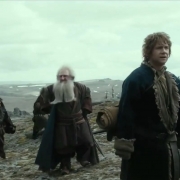 Bifur, Balin y Bilbo en la Desolación de Smaug